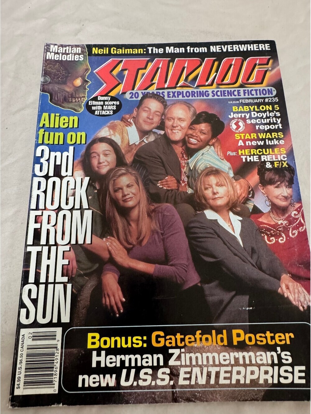 Starlog Magazine Issue 235 February 1997 3rd Rock From The Sun Poster